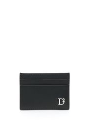 Dsquared2 logo-plaque leather wallet - Schwarz