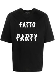 Dsquared2 T-Shirt mit Text-Print - Schwarz