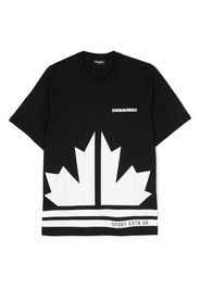 Dsquared2 Kids logo-print cotton T-shirt - Schwarz
