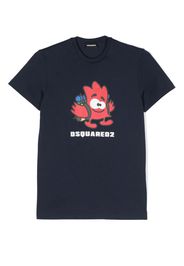 Dsquared2 Kids logo-print cotton T-shirt - Blau