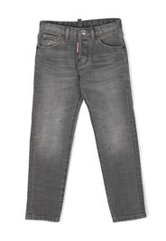 Dsquared2 Kids logo-patch slim-cut jeans - Grau