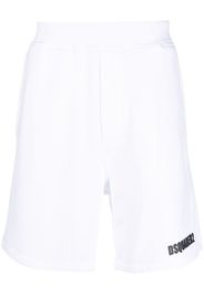 Dsquared2 debossed-logo bermuda shorts - Weiß