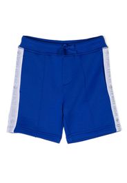 Dsquared2 Kids Joggingshorts mit Logo-Print - Blau