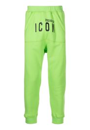 Dsquared2 Icon-print cotton track pants - Grün