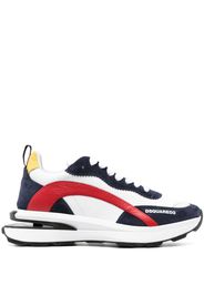 Dsquared2 logo-patch lace-up sneakers - Weiß