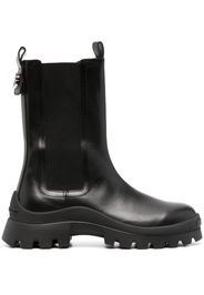 Dsquared2 logo-plaque leather ankle boots - Schwarz