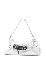 Dsquared2 Gothic leather shoulder bag - Weiß