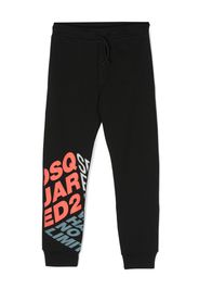 Dsquared2 Kids logo-print cotton track pants - Schwarz