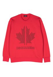 Dsquared2 Kids Sweatshirt mit Logo-Print - Rot