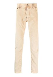 Dsquared2 Cool Guy corduroy straight-leg trousers - Nude