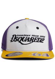 Dsquared2 Baseballkappe mit Logo-Stickerei - Violett
