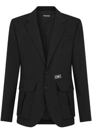 Dsquared2 Einreihiges Sakko mit Klappentaschen - Schwarz