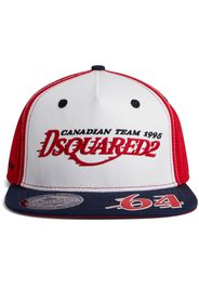 Dsquared2 Baseballkappe mit Logo-Stickerei - Rot