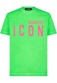 Dsquared2 T-Shirt mit "Icon"-Print - Grün