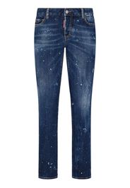 Dsquared2 Jeans mit Farbklecks-Print - Blau