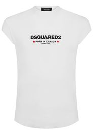 Dsquared2 T-Shirt mit Logo-Print - Weiß