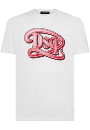 Dsquared2 T-Shirt mit Logo-Print - Weiß