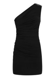 Dsquared2 Gerafftes One-Shoulder-Kleid - Schwarz