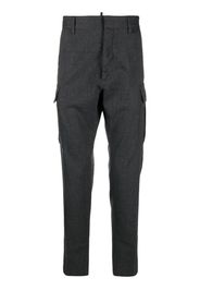 Dsquared2 mid-rise tapered-leg trousers - Grau