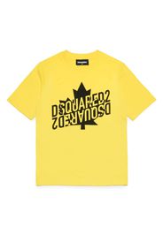 Dsquared2 Kids T-Shirt mit Logo-Print - Gelb