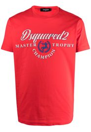 Dsquared2 logo-print cotton T-shirt - Rot
