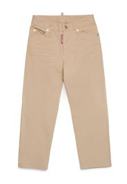 Dsquared2 Kids mid-rise straight-leg jeans - Nude