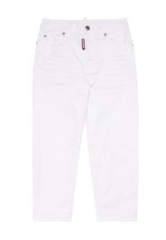 Dsquared2 Kids Boston Jeans mit Logo-Etikett - Weiß