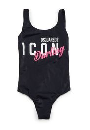Dsquared2 Kids Icon Darling Badeanzug - Schwarz