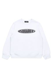 Dsquared2 Kids logo-print jersey sweatshirt - Weiß