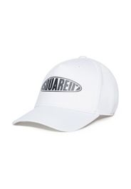 Dsquared2 Kids logo-print cotton baseball cap - Weiß