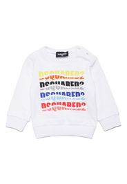 Dsquared2 Kids Sweatshirt mit Logo-Print - Weiß