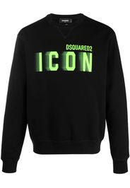 Dsquared2 Icon-print cotton sweatshirt - Schwarz