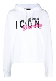 Dsquared2 Icon Darling Cool cotton hoodie - Weiß