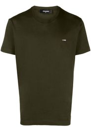 Dsquared2 logo-plaque cotton T-shirt - Grün