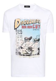 Dsquared2 logo-print cotton T-shirt - Weiß