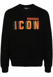 Dsquared2 Icon Blur Cool Fit cotton sweatshirt - Schwarz
