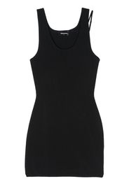 Dsquared2 logo plaque mini dress - Schwarz