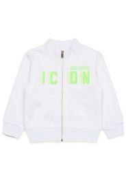 Dsquared2 Kids logo-print cotton cardigan - Weiß