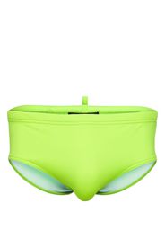 Dsquared2 logo-print elasticated-waistband swimming trunks - Grün