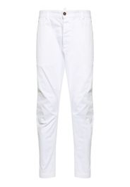Dsquared2 mid-rise tapered trousers - Weiß