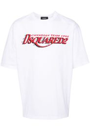 Dsquared2 logo-print cotton T-shirt - Weiß