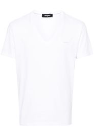Dsquared2 T-Shirt mit Logo-Schild - Weiß