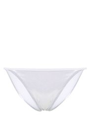 Dsquared2 high-cut metallic bikini bottoms - Silber