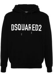 Dsquared2 Cool Fit Hoodie mit Logo-Print - Schwarz