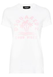 Dsquared2 logo-print cotton T-shirt - Weiß