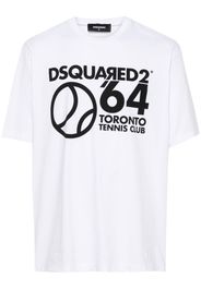 Dsquared2 logo-print cotton T-shirt - Weiß