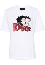 Dsquared2 Betty Boop cotton T-shirt - Weiß