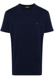Dsquared2 logo-plaque cotton T-shirt - Blau
