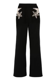 Dsquared2 crystal-embellished track pants - Schwarz