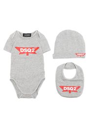 Dsquared2 Kids logo-print body set - Grau